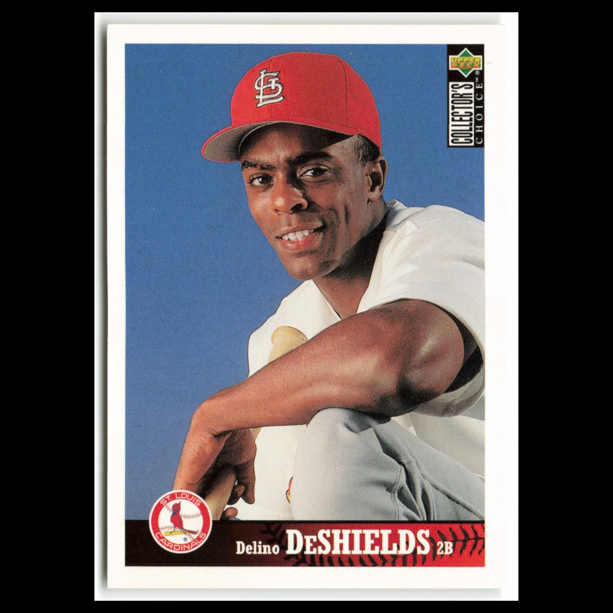 Delino DeShields #438 1997 Collectors Choice St. Louis Cardinals Baseball Card