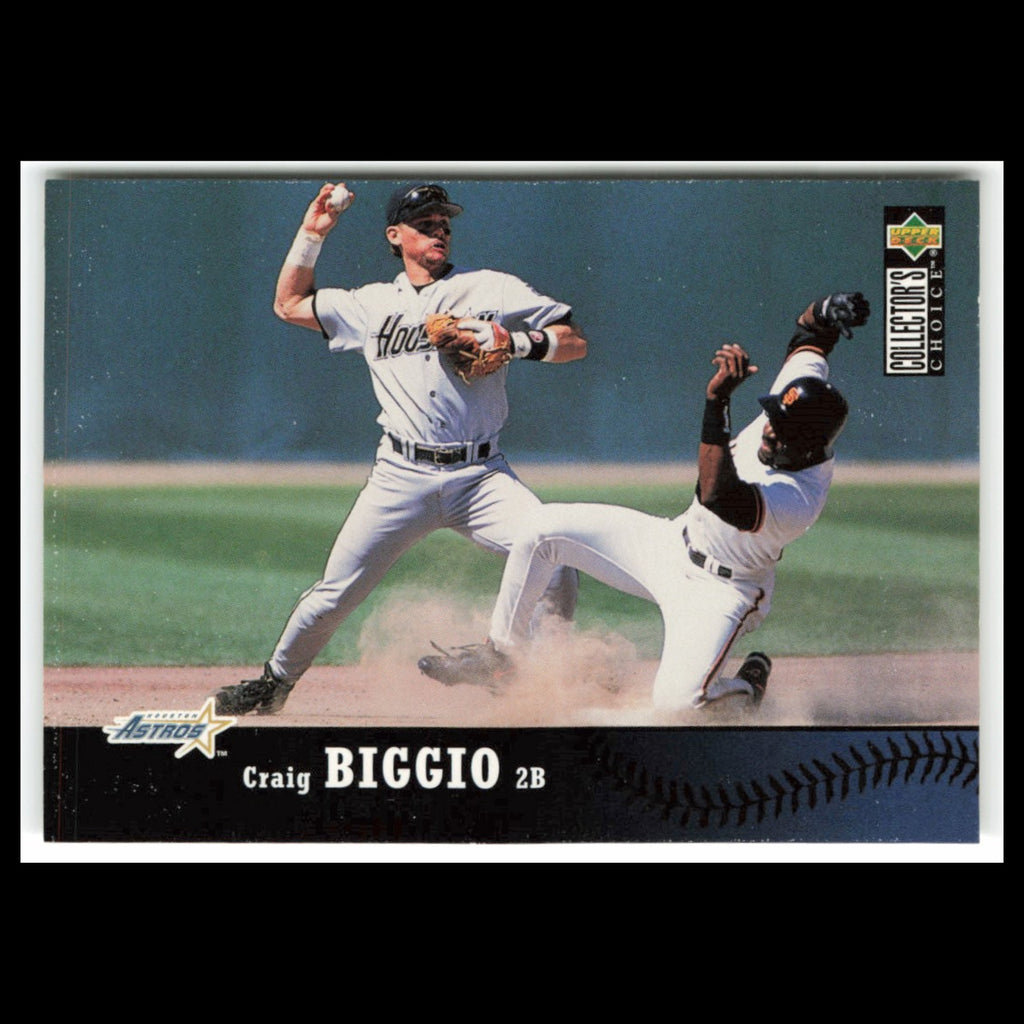 Craig Biggio #350 1997 Collectors Choice Houston Astros Baseball Card MLB NM
