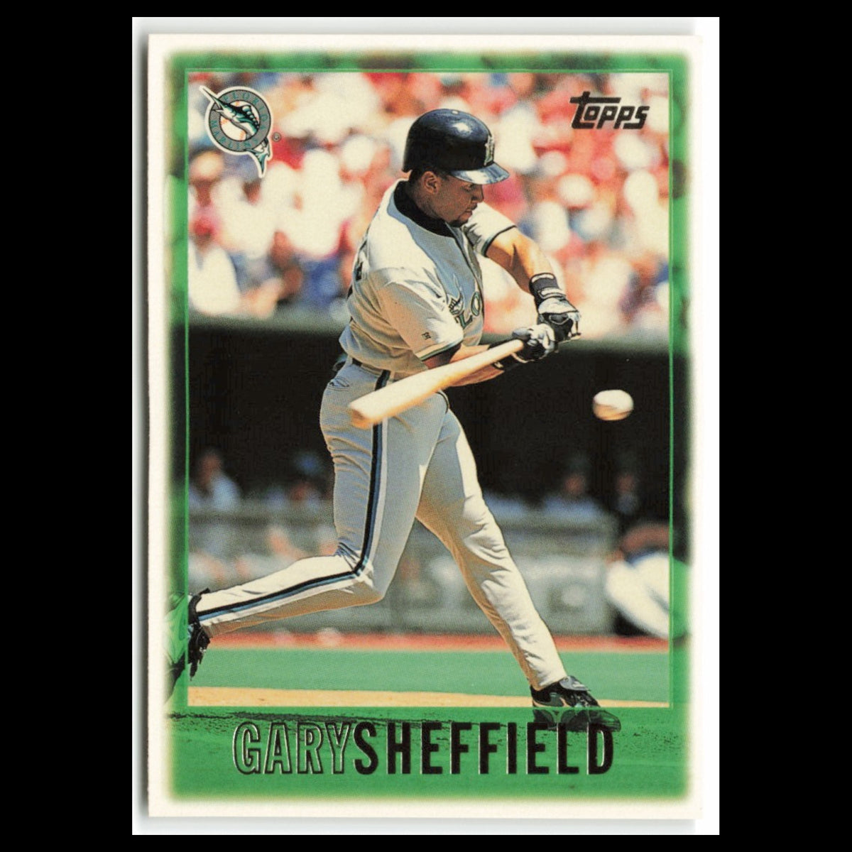 Gary Sheffield #264 1997 Topps Florida Marlins Baseball Card MLB NM
