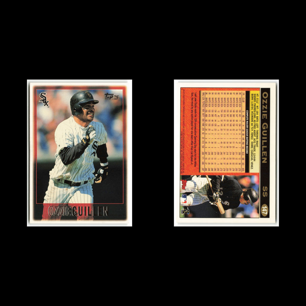 Ozzie Guillen #147 1997 Topps Chicago White Sox Baseball Card MLB NM