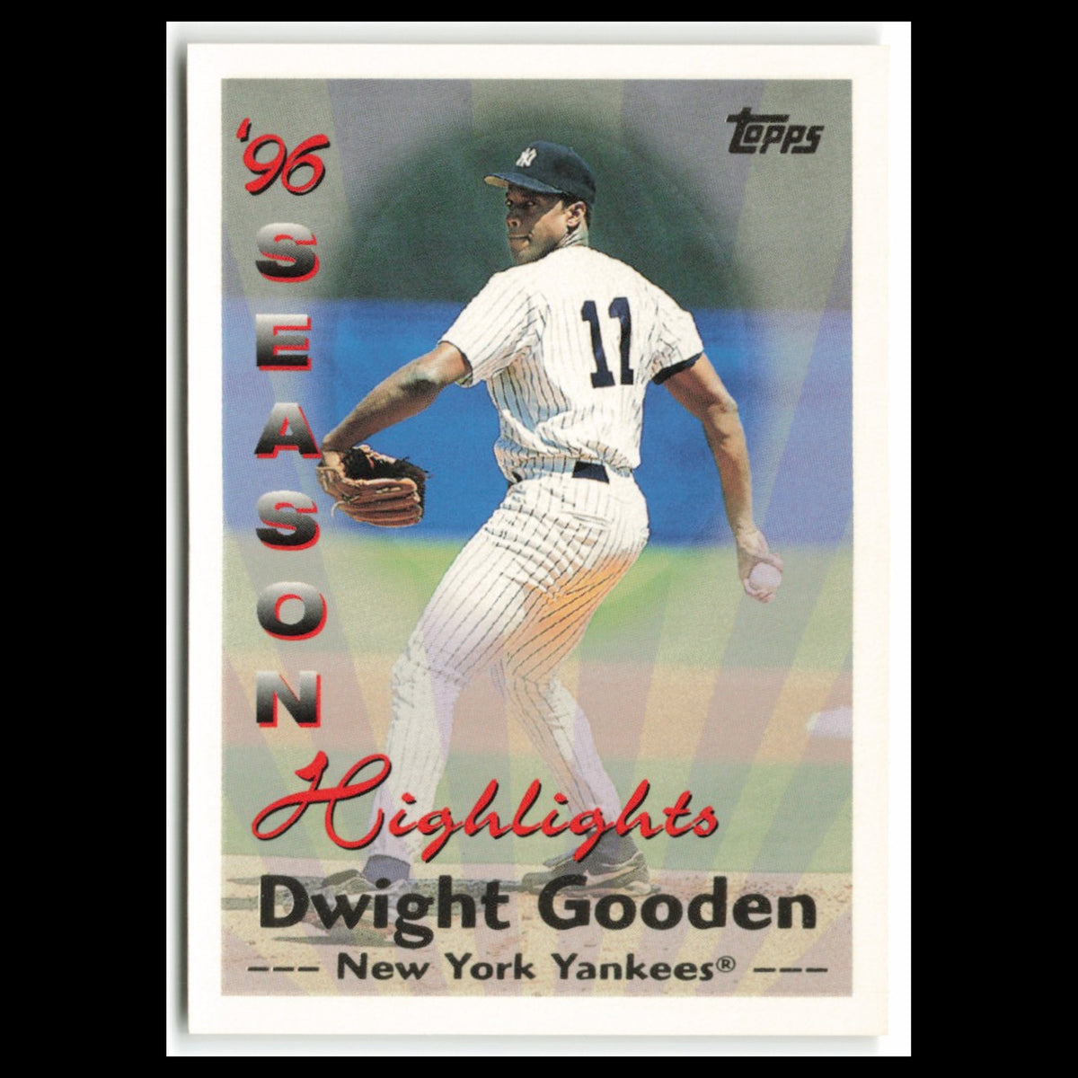 Dwight Gooden #100 1997 Topps New York Yankees Baseball Card MLB NM