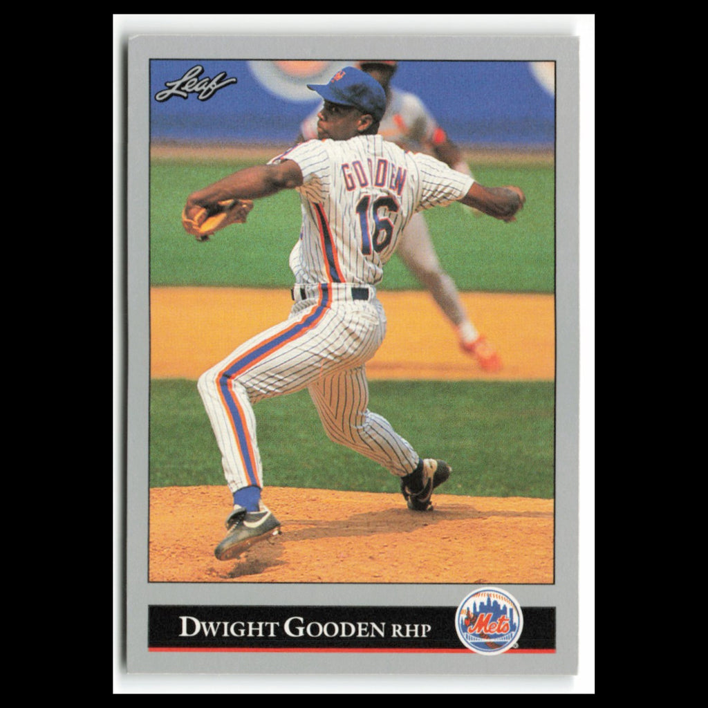Dwight Gooden #112 1992 Leaf New York Mets Baseball Card MLB NM