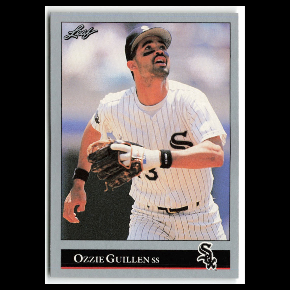 Ozzie Guillen #149 1992 Leaf Chicago White Sox Baseball Card MLB NM