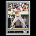 Carney Lansford #148 1992 Leaf Oakland Athletics Baseball Card MLB NM