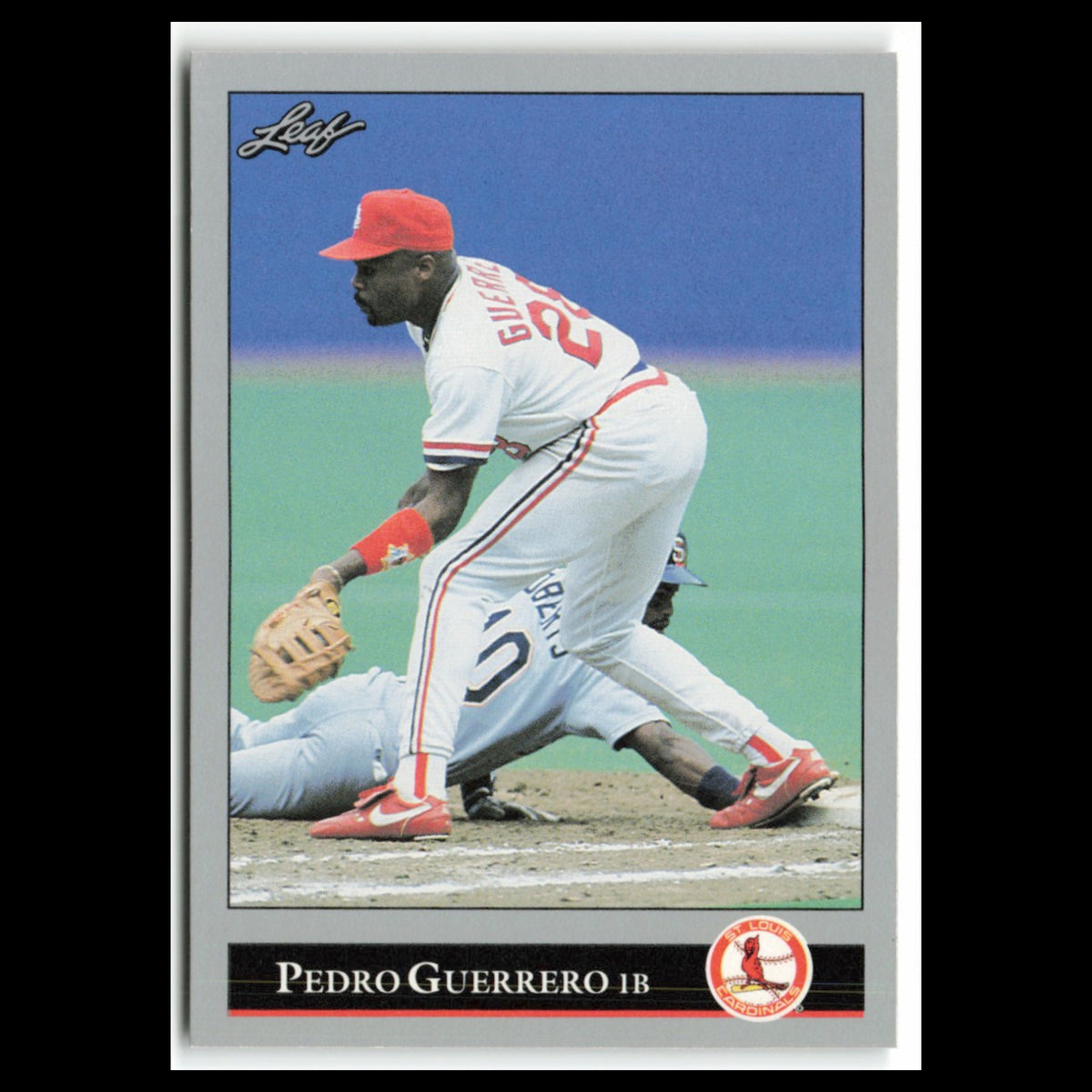Pedro Guerrero #18 1992 Leaf St. Louis Cardinals Baseball Card MLB NM
