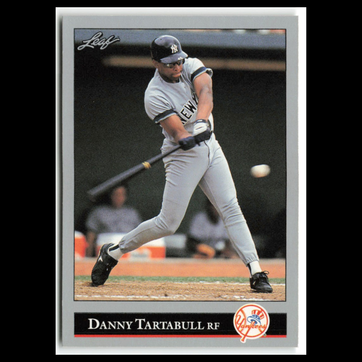 Danny Tartabull #406 1992 Leaf New York Yankees Baseball Card MLB NM