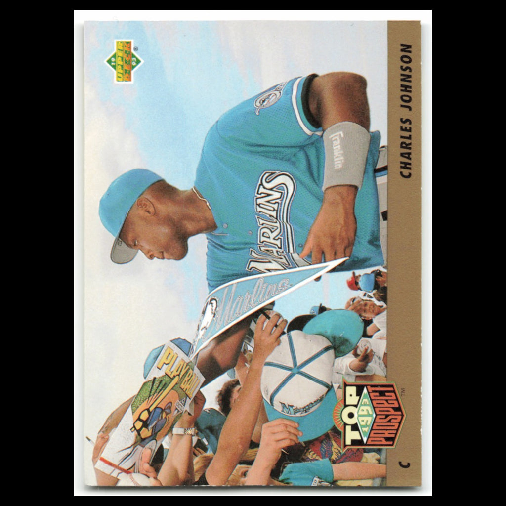 Charles Johnson Rookie #435 1993 Upper Deck Florida Marlins Baseball Card MLB NM