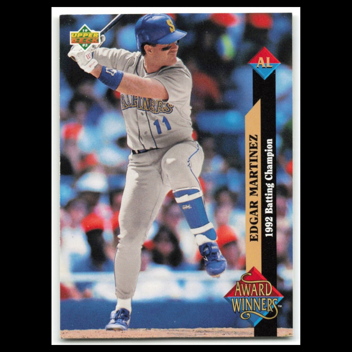 Edgar Martinez #495 1993 Upper Deck Seattle Mariners Baseball Card MLB NM