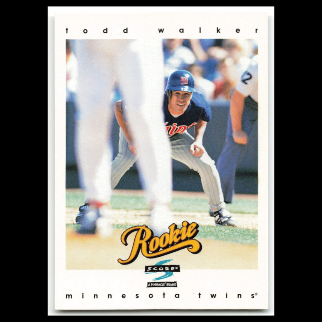 Todd Walker Rookie #477 1997 Score Minnesota Twins Baseball Card MLB NM