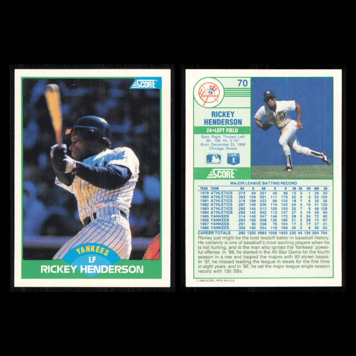 Rickey Henderson Lot 12 Baseball Cards 1997 Topps San Diego Padres Set MLB NM