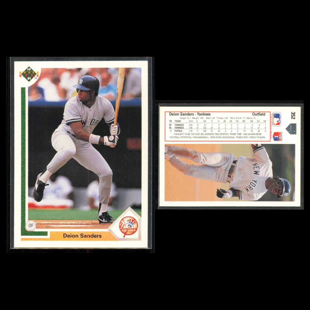 Deion Sanders Lot 6 Baseball Cards 1996 Pinnacle San Francisco Giants Set MLB NM