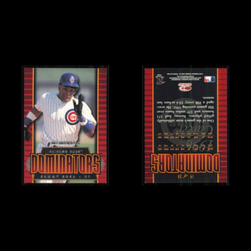 Sammy Sosa Lot 4 Baseball Cards 1992 Fleer Chicago White Sox Set Collection MLB