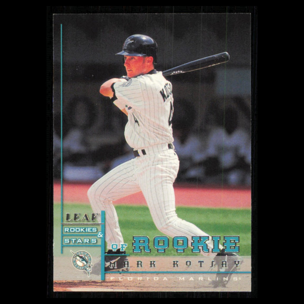 Mark Kotsay Rookie #193 1998 Leaf Rookies - Stars Florida Marlins Baseball Card