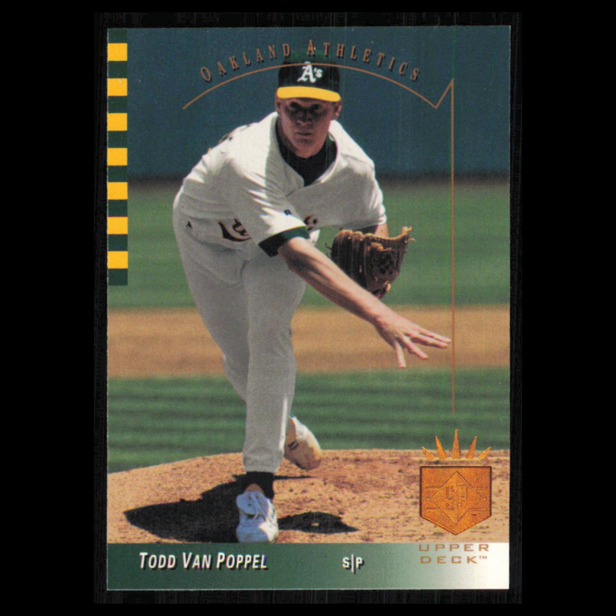 Todd Van Poppel #45 1993 SP Oakland Athletics Baseball Card MLB NM