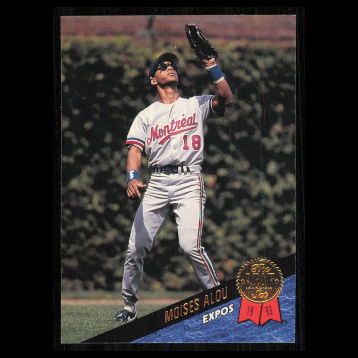 Moises Alou #147 1993 Leaf Montreal Expos Baseball Card MLB NM