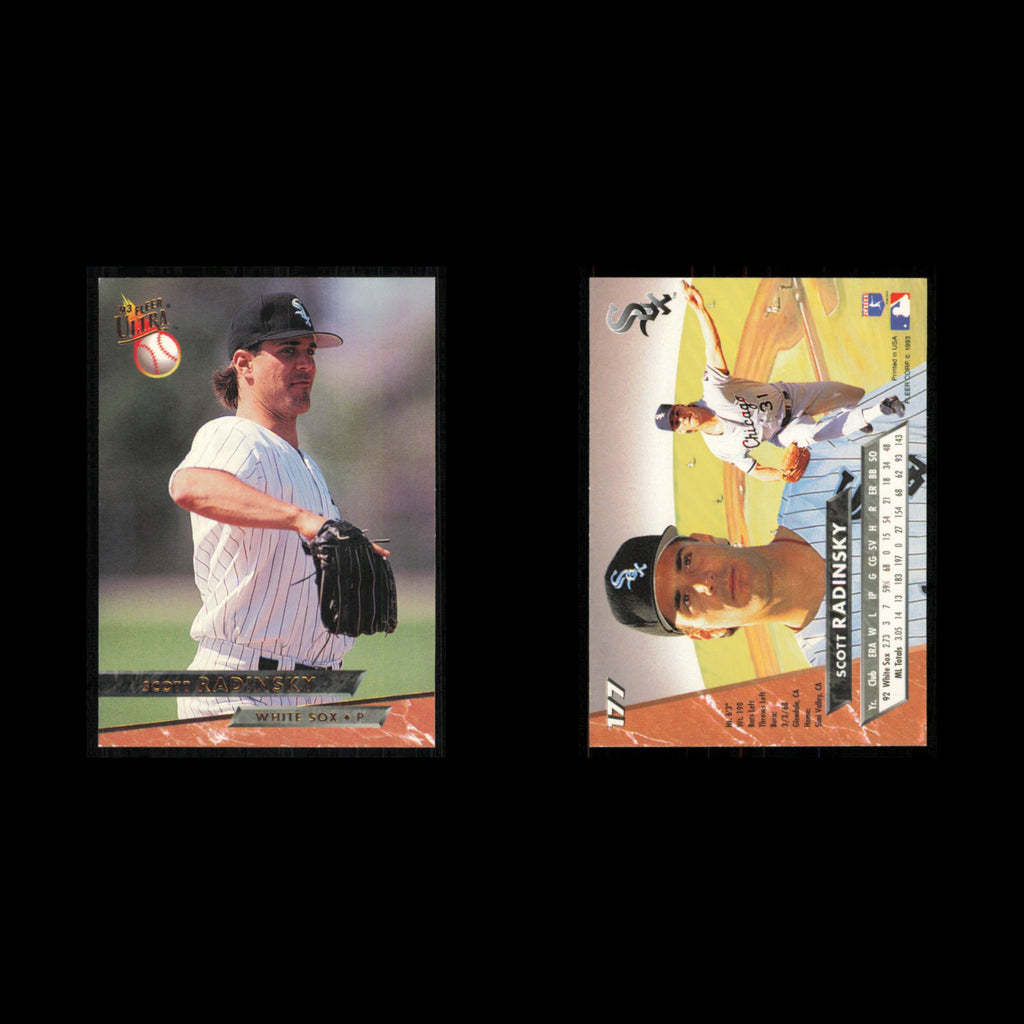 Scott Radinsky #177 1993 Ultra Chicago White Sox Baseball Card MLB NM
