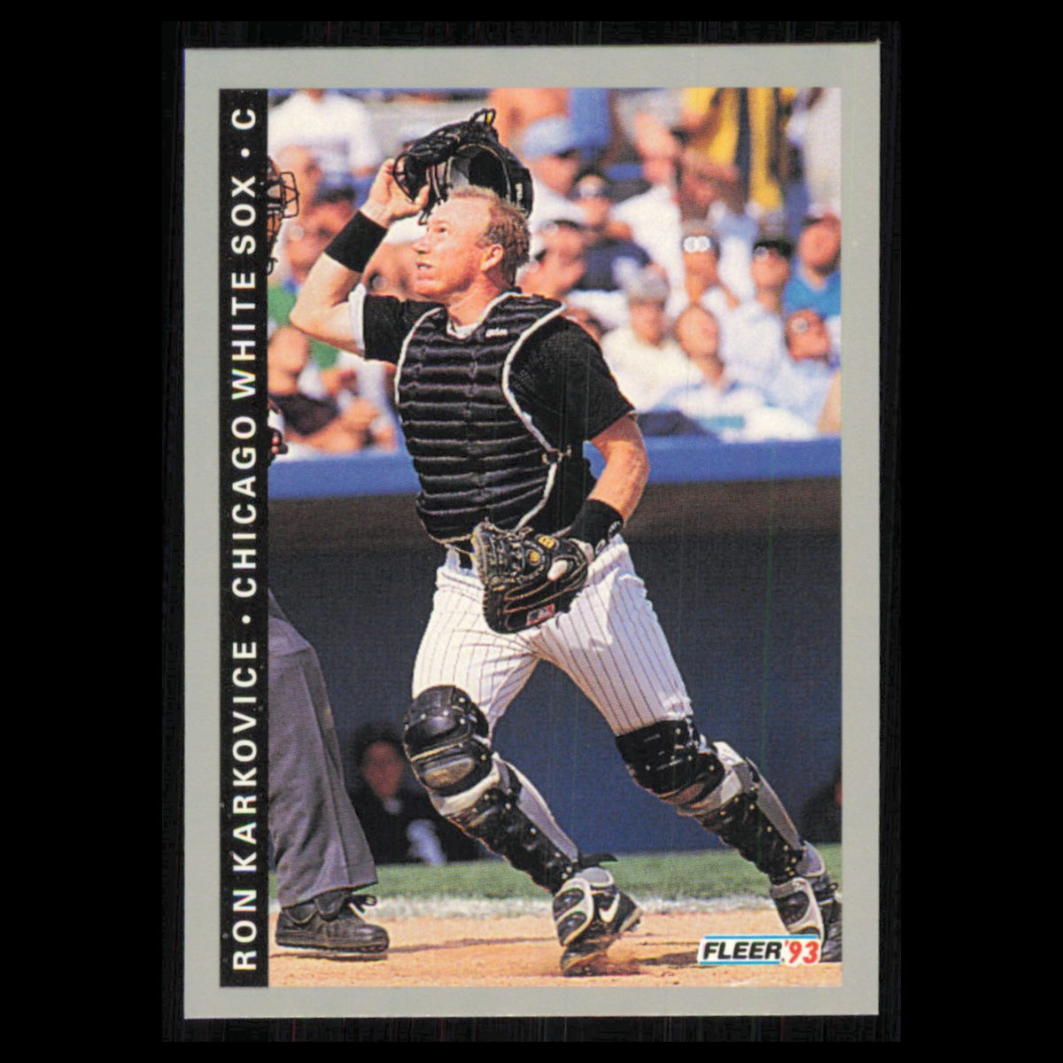 Ron Karkovice #205 1993 Fleer Chicago White Sox Baseball Card MLB NM