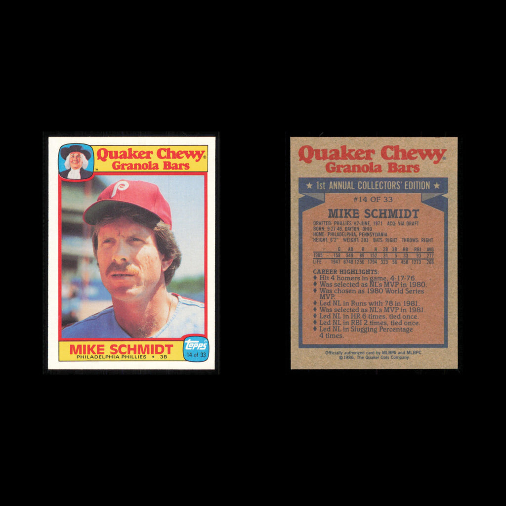 Mike Schmidt Lot 8 Baseball Cards 1984 Topps Ralston Purina Phillies Set MLB NM