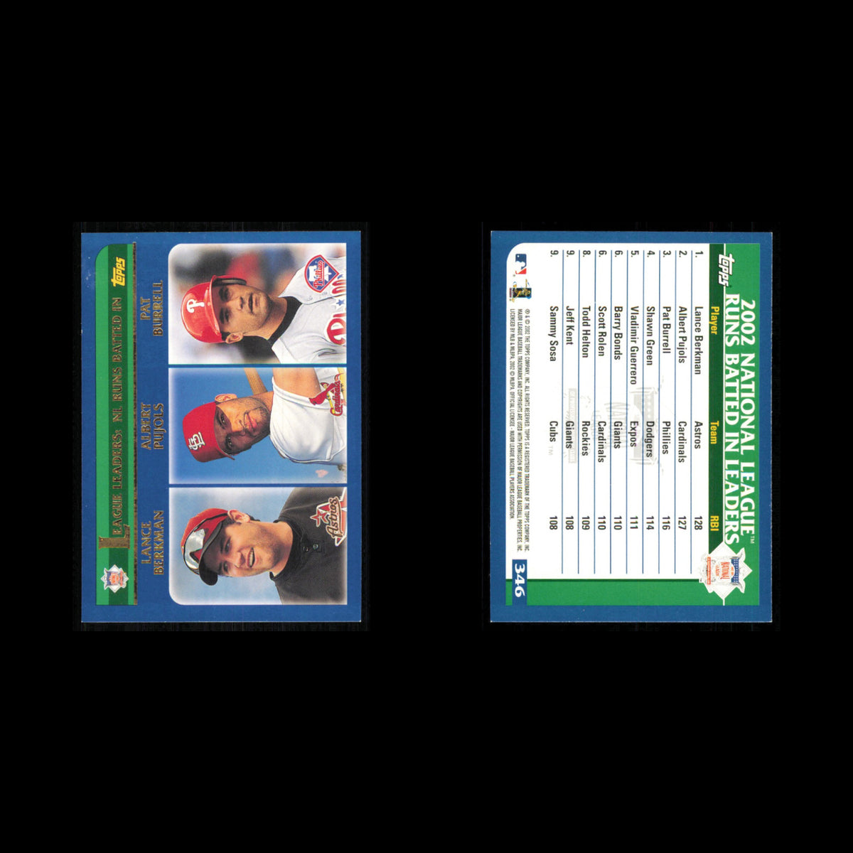 Albert Pujols Lot 7 Baseball Cards 2003 Topps St. Louis Cardinals Set Collection
