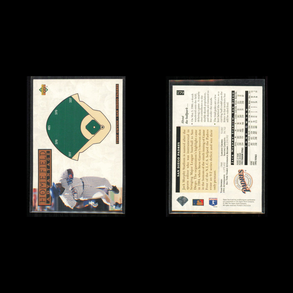 Tony Gwynn Lot 7 Baseball Cards 1989 Fleer San Diego Padres Set Collection MLB