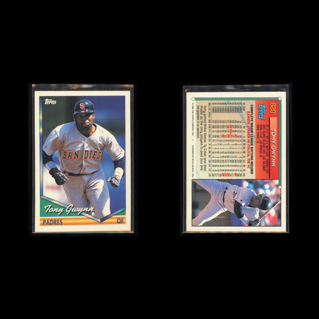 Tony Gwynn Lot 7 Baseball Cards 1989 Fleer San Diego Padres Set Collection MLB