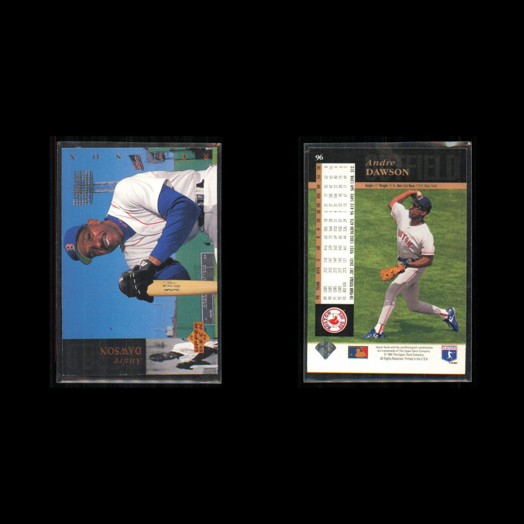 Andre Dawson Lot 8 Baseball Cards 1989 Fleer Chicago Cubs Set Collection MLB NM