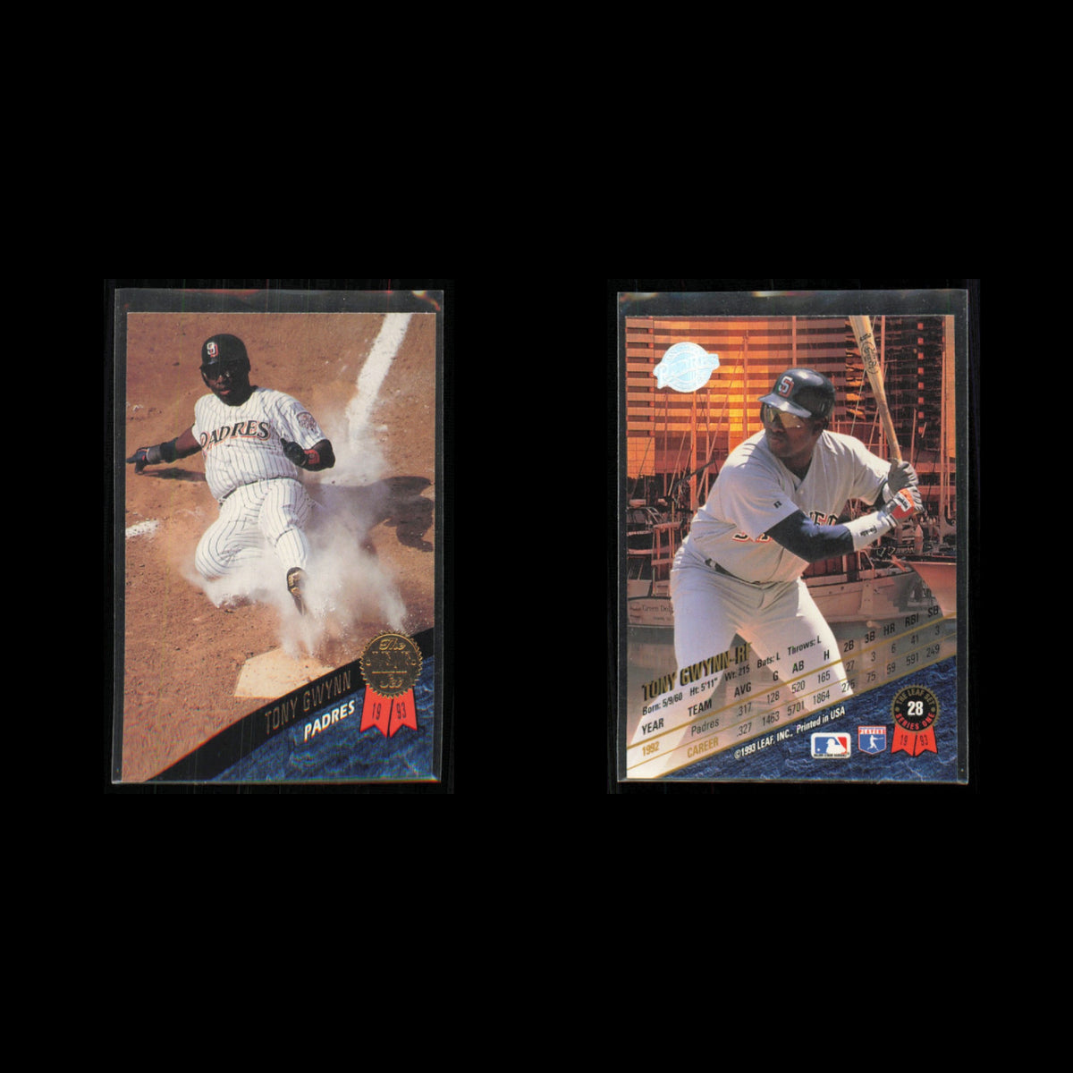 Tony Gwynn Lot 7 Baseball Cards 1993 Leaf San Diego Padres Set Collection MLB NM