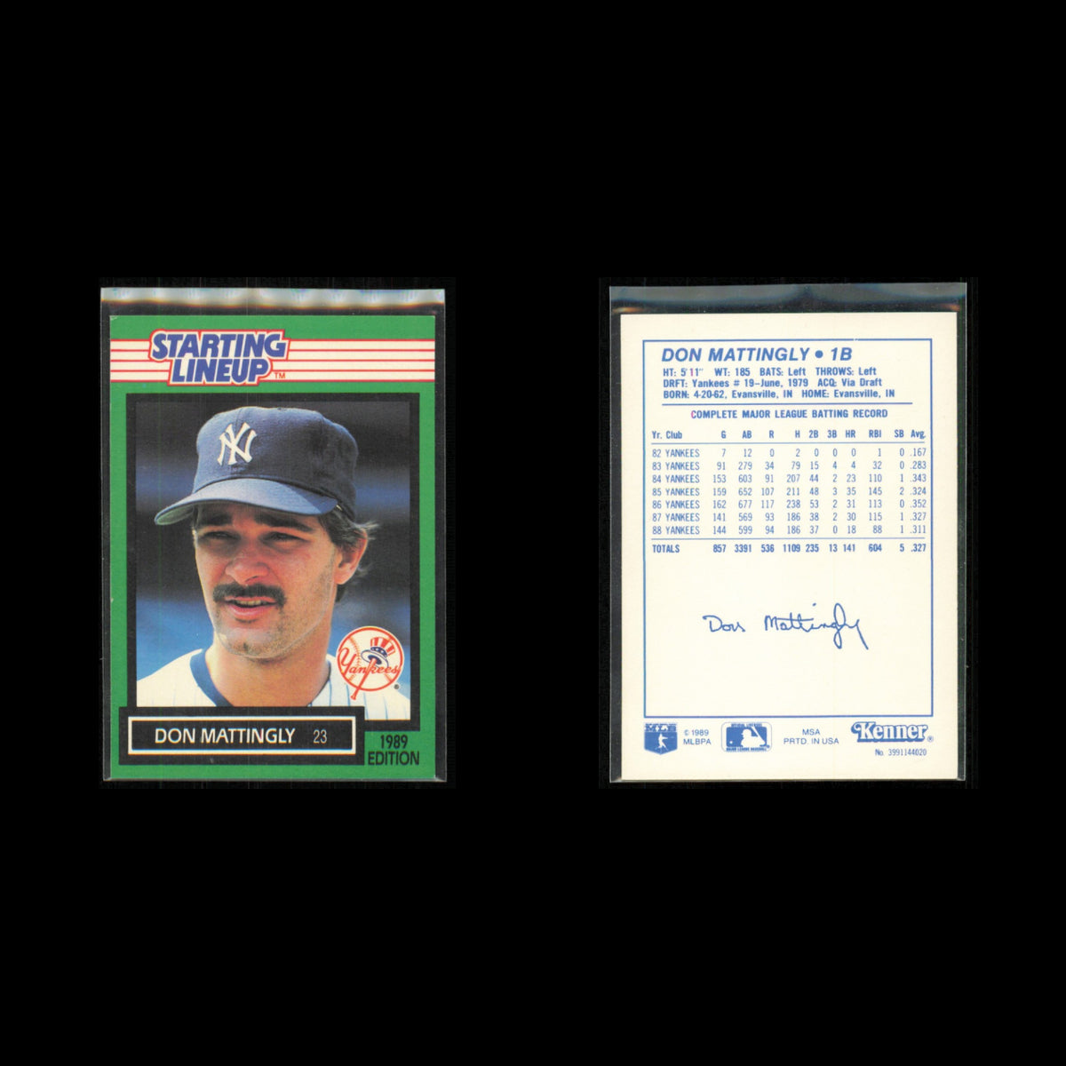 Don Mattingly Lot 8 Baseball Cards 1992 Score New York Yankees Set Collection NM