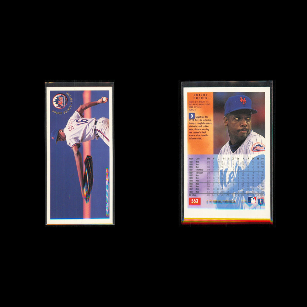 Dwight Gooden Lot 7 Baseball Cards 1994 Fleer New York Mets Set Collection MLB