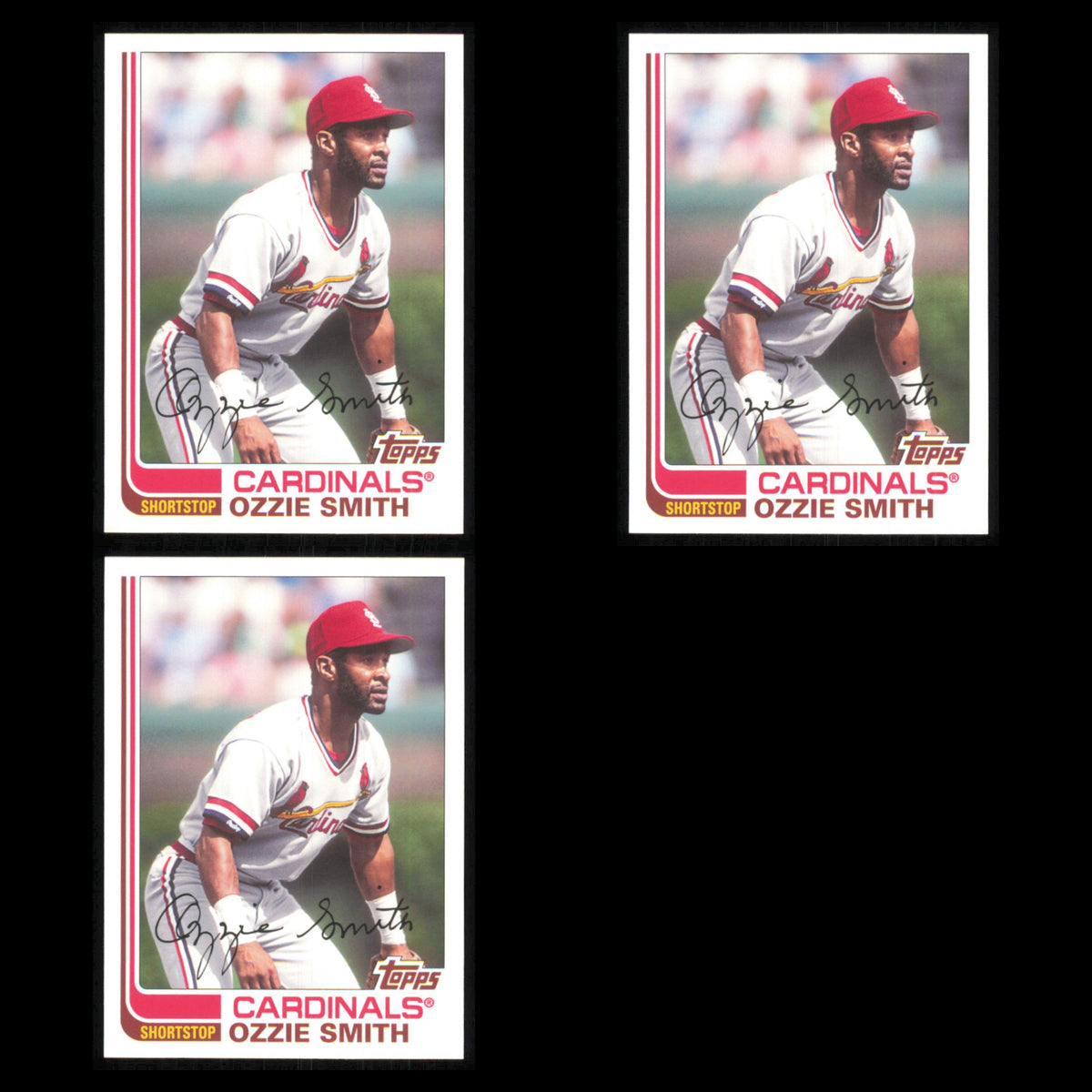 Ozzie Smith Lot 3 Baseball Cards 2013 Topps Archives St. Louis Cardinals Set MLB