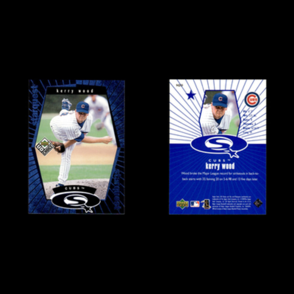 Kerry Wood #SQ25 1999 UD Choice StarQuest Chicago Cubs Baseball Card MLB NM