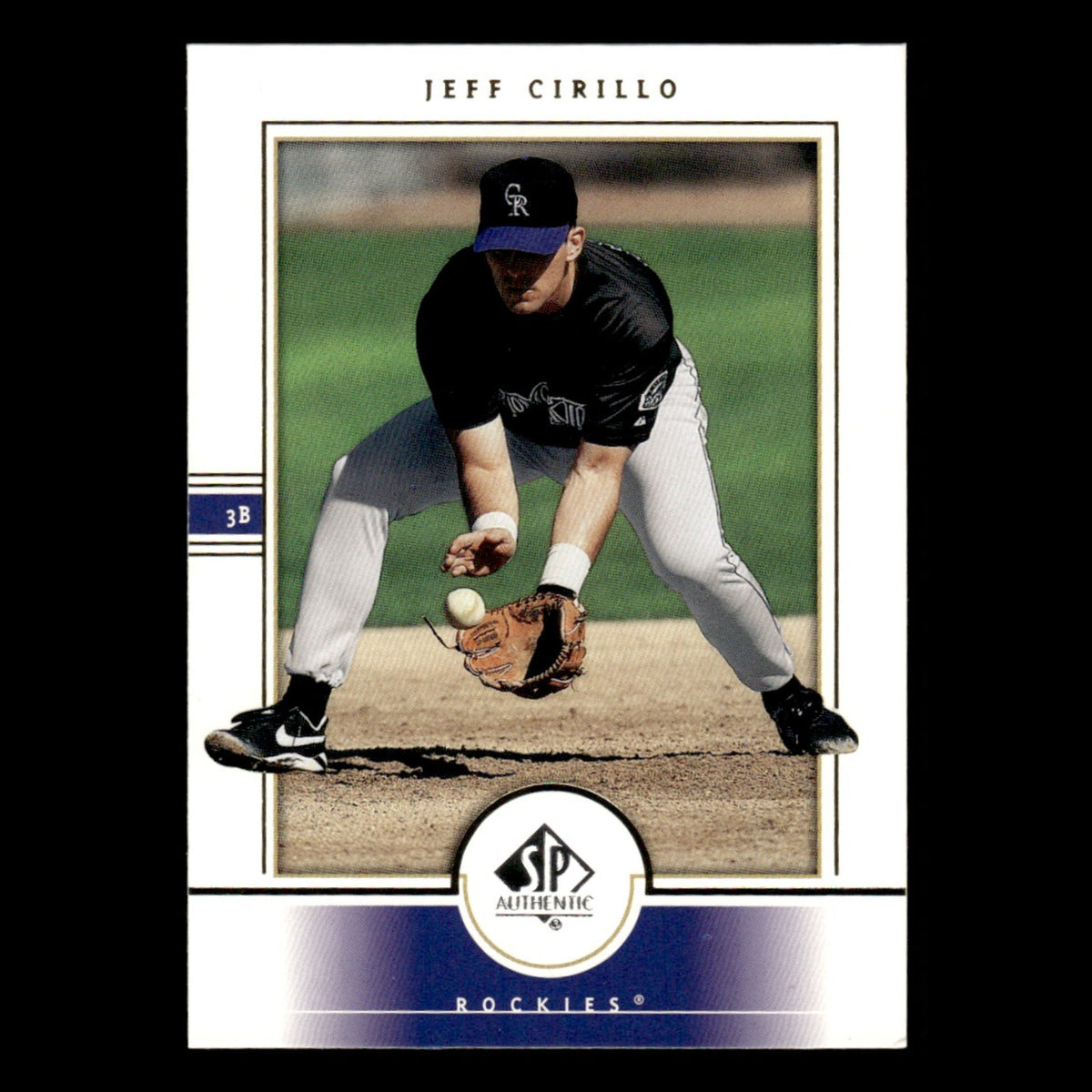Jeff Cirillo #90 2000 SP Authentic Colorado Rockies Baseball Card MLB NM