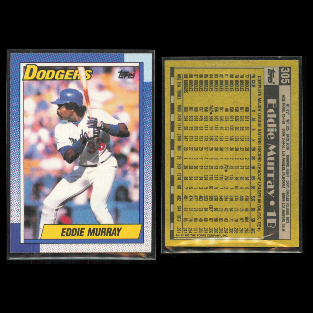 Eddie Murray Lot 6 Baseball Cards 1993 Score New York Mets Set Collection MLB NM
