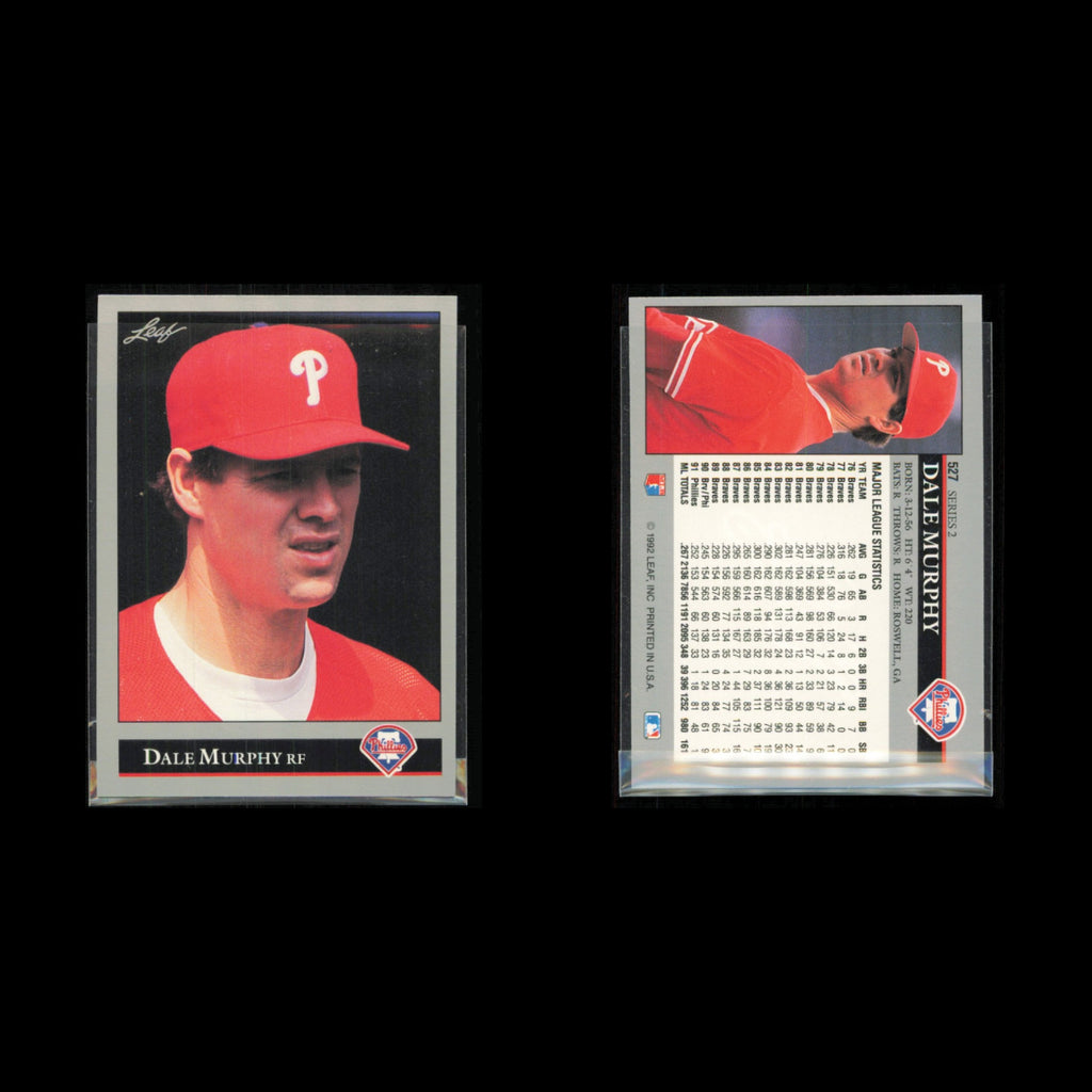 Dale Murphy Lot 7 Baseball Cards 1993 Topps Philadelphia Phillies Set Collection