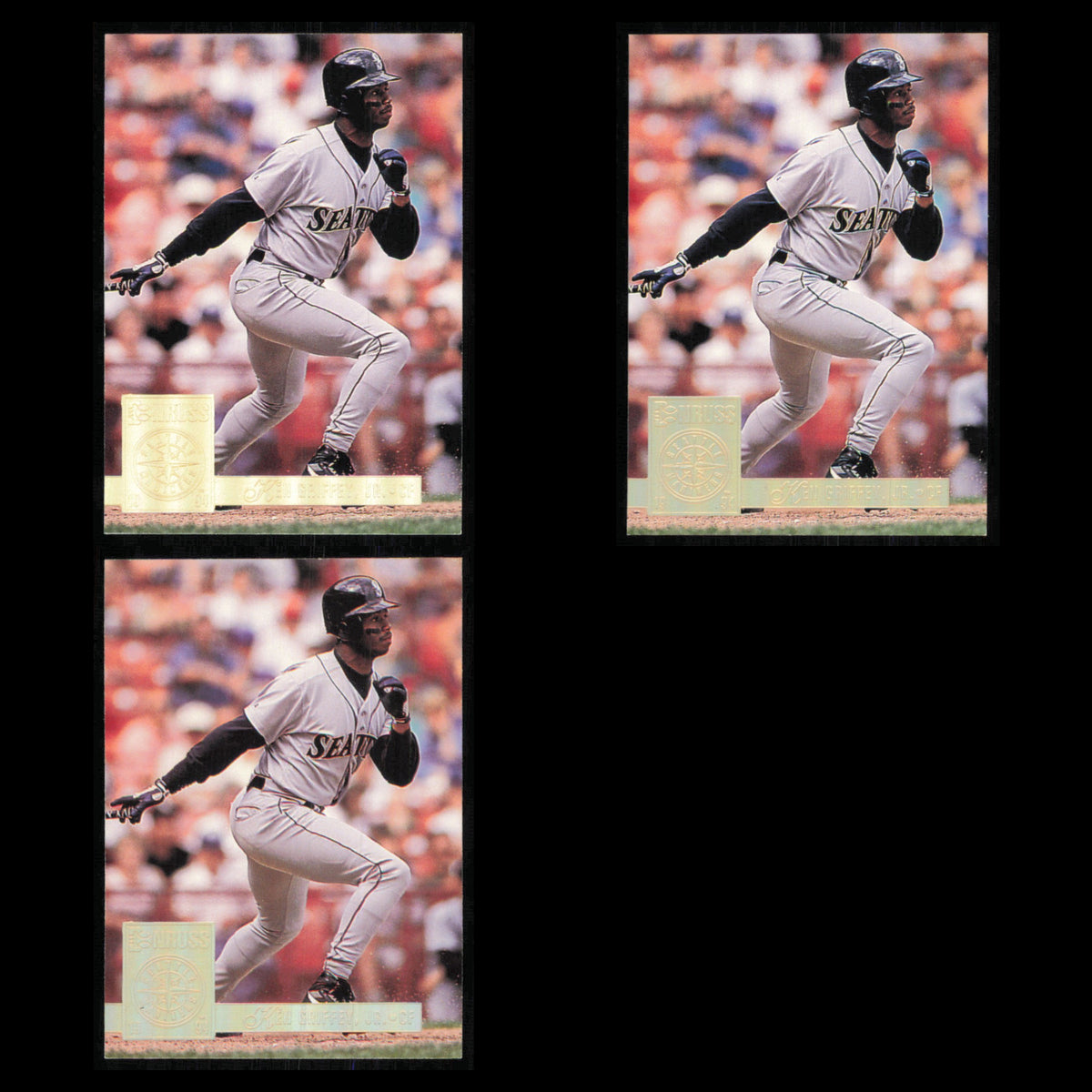 Ken Griffey Jr Lot 3 Baseball Cards 1992 Donruss Seattle Mariners Set Collection