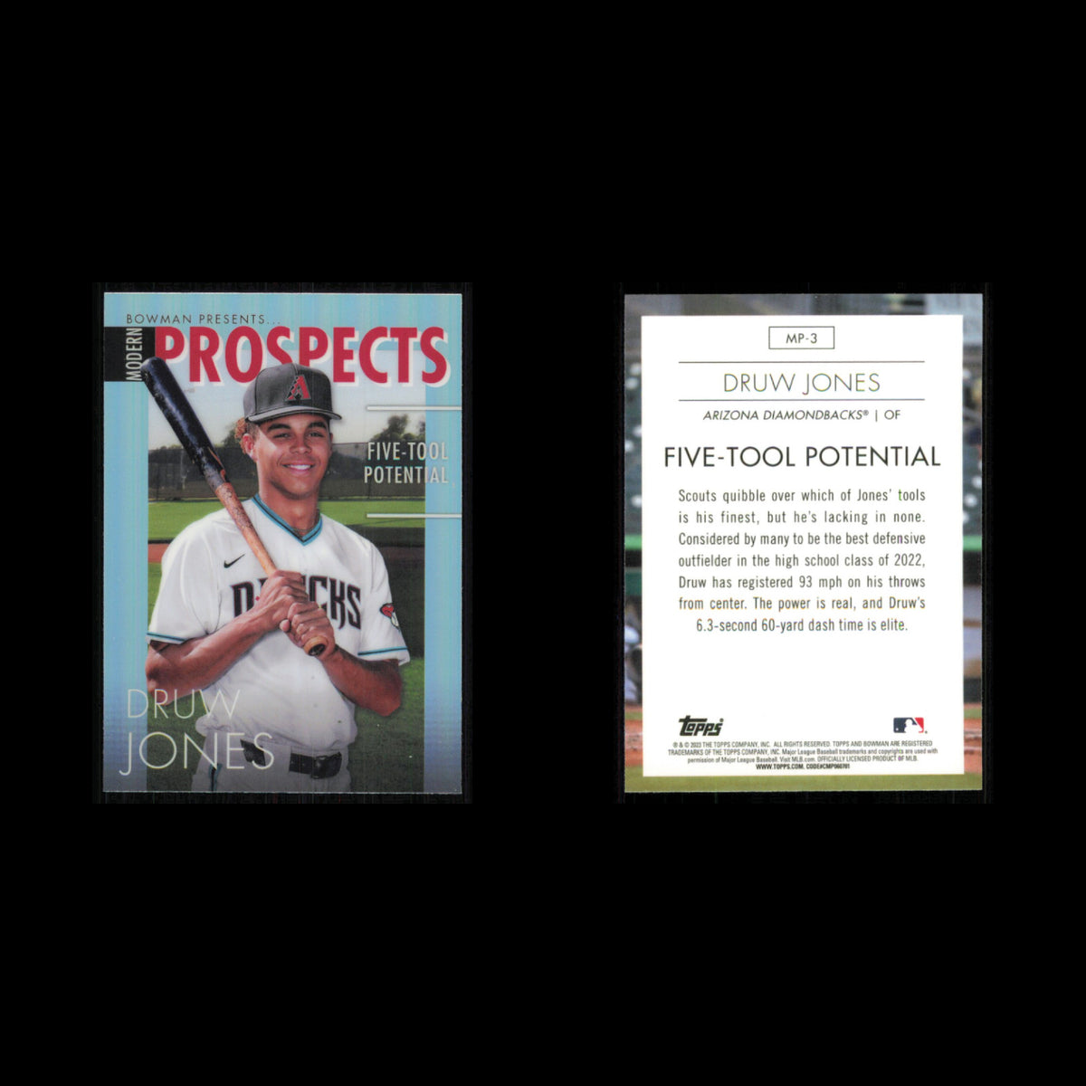 Arizona Diamondbacks Rookie Lot 7 Baseball Cards Bowman Corbin Carroll NM MLB