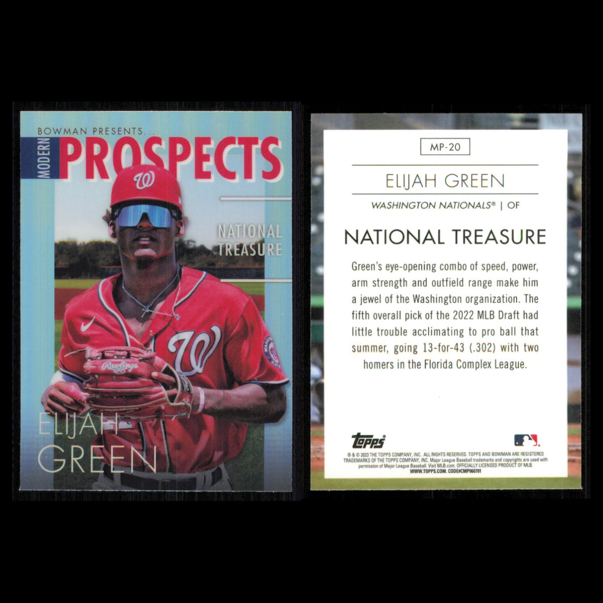 Washington Nationals Rookie Lot 5 Baseball Cards Bowman Cade Cavalli NM Baseball