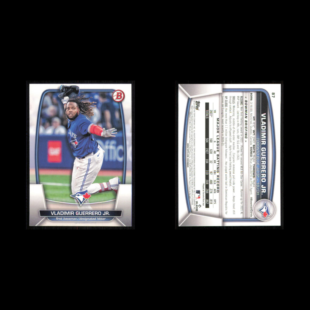 Toronto Blue Jays Lot 7 Baseball Cards Bowman Chrome Prospects Manuel Beltre NM