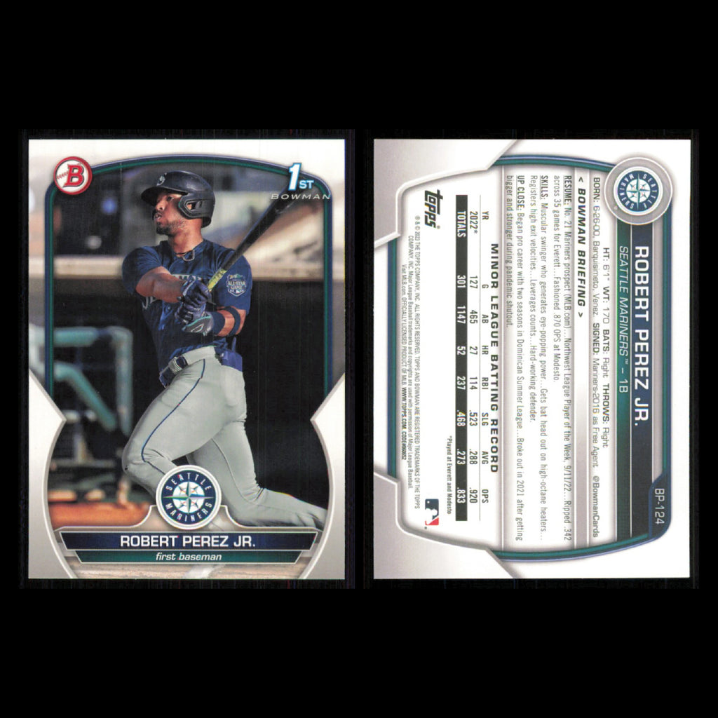 Seattle Mariners Lot 11 Baseball Cards Bowman Prospects Martin Gonzalez NM MLB