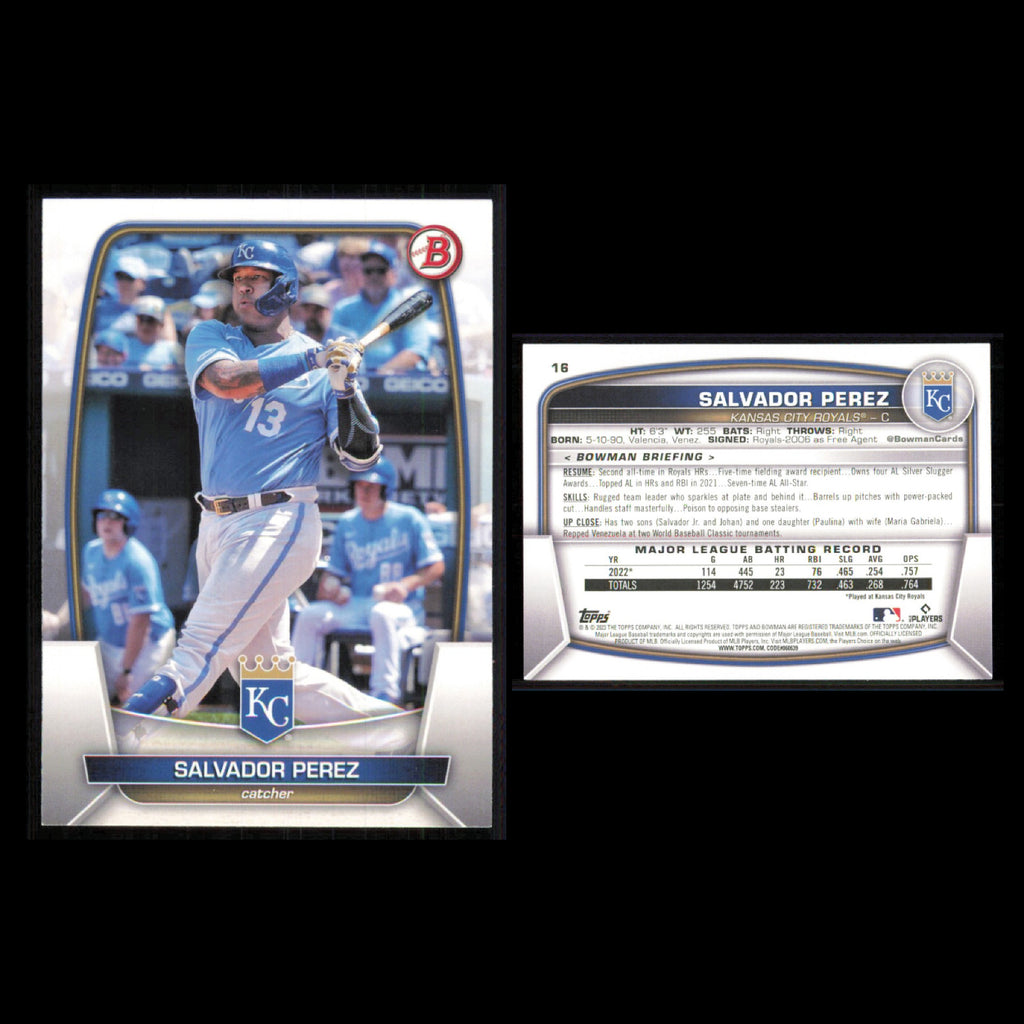 Kansas City Royals Lot 10 Baseball Cards Bowman Bobby Witt Jr. NM Baseball MLB