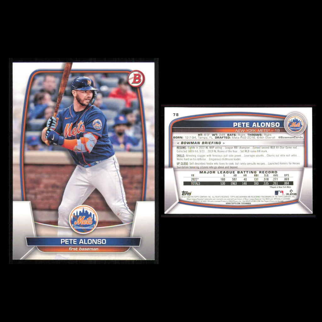 New York Mets Lot 10 Baseball Cards Bowman Francisco Lindor NM Baseball MLB