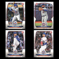 New York Mets Rookie Lot 4 Baseball Cards Bowman Mark Vientos NM Baseball MLB