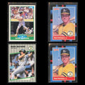 Mark McGwire Lot 4 Baseball Cards 1989 Score Oakland Athletics Set Collection NM