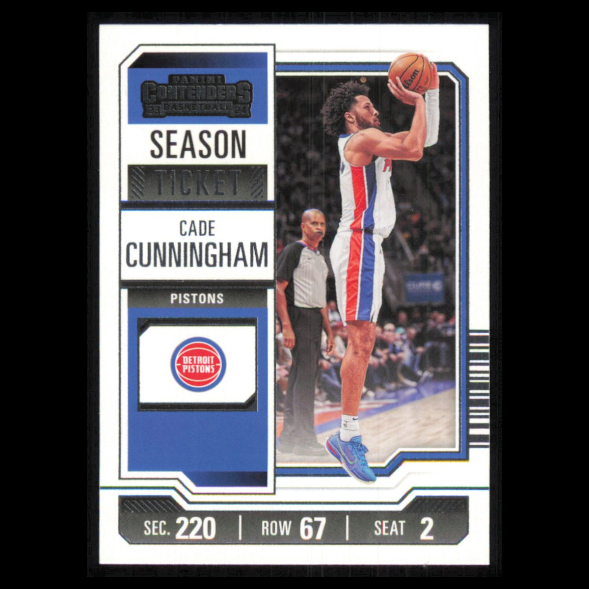Cade Cunningham #20 2023 Panini Contenders Detroit Pistons Basketball Card NBA