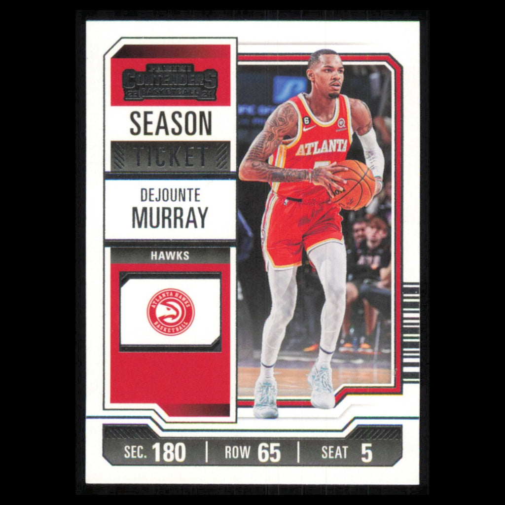 Dejounte Murray #57 2023 Panini Contenders Atlanta Hawks Basketball Card NBA NM