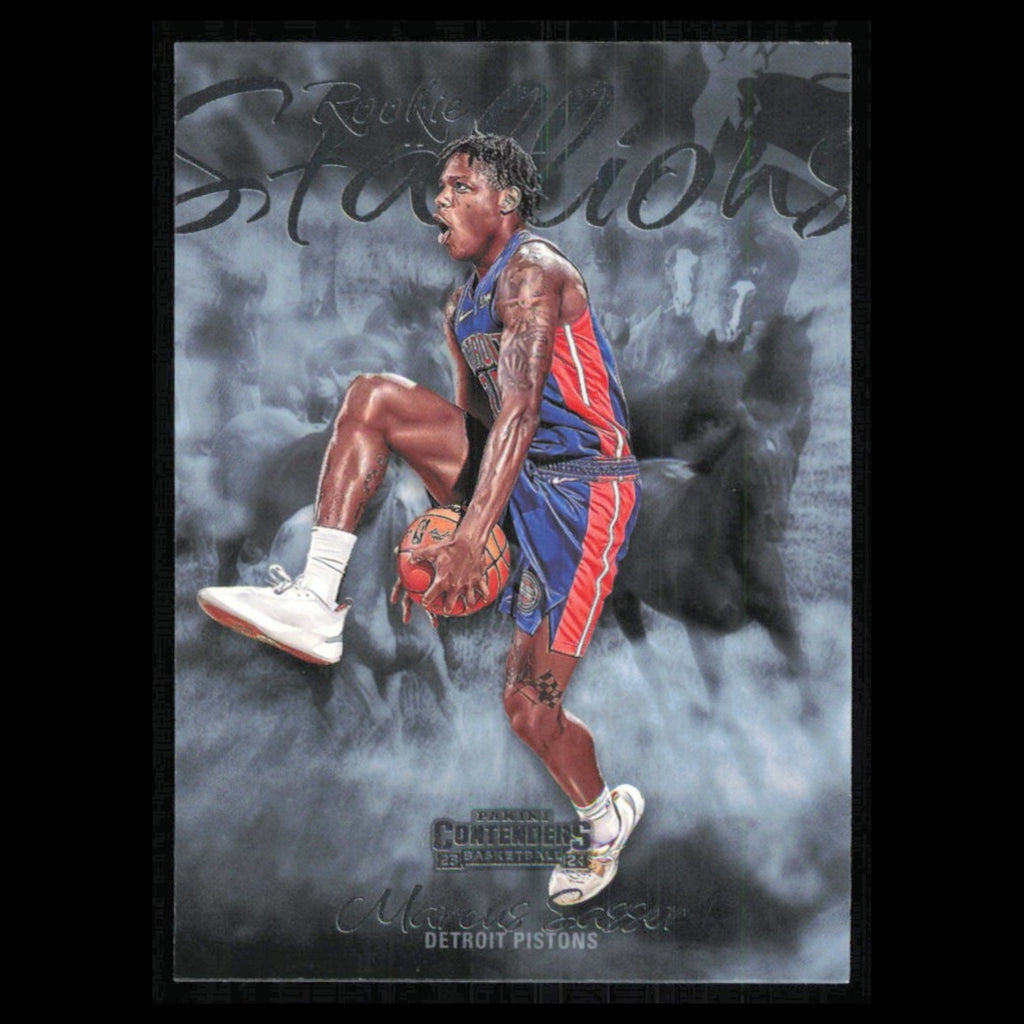 Marcus Sasser #9 2023 Panini Contenders Detroit Pistons Basketball Card NBA NM