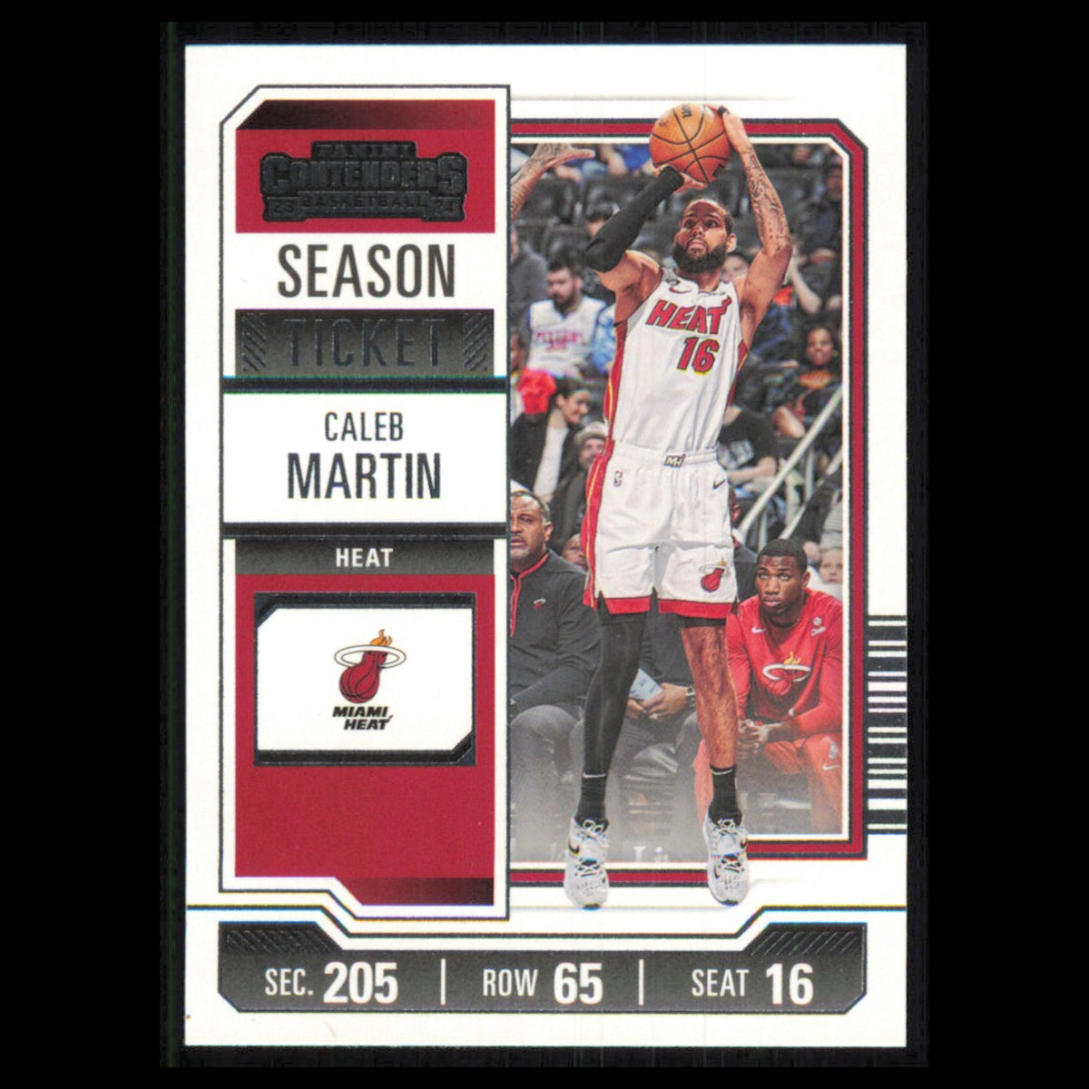 Caleb Martin #94 2023 Panini Contenders Miami Heat Basketball Card NBA NM