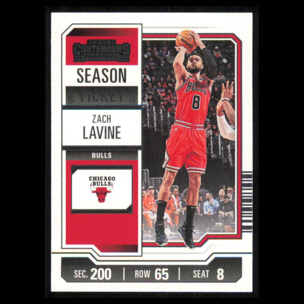 Zach LaVine #41 2023 Panini Contenders Chicago Bulls Basketball Card NBA NM