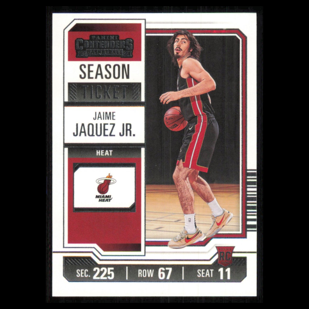 Jaime Jaquez Jr. Rookie #84 2023 Panini Contenders Miami Heat Basketball Card NM