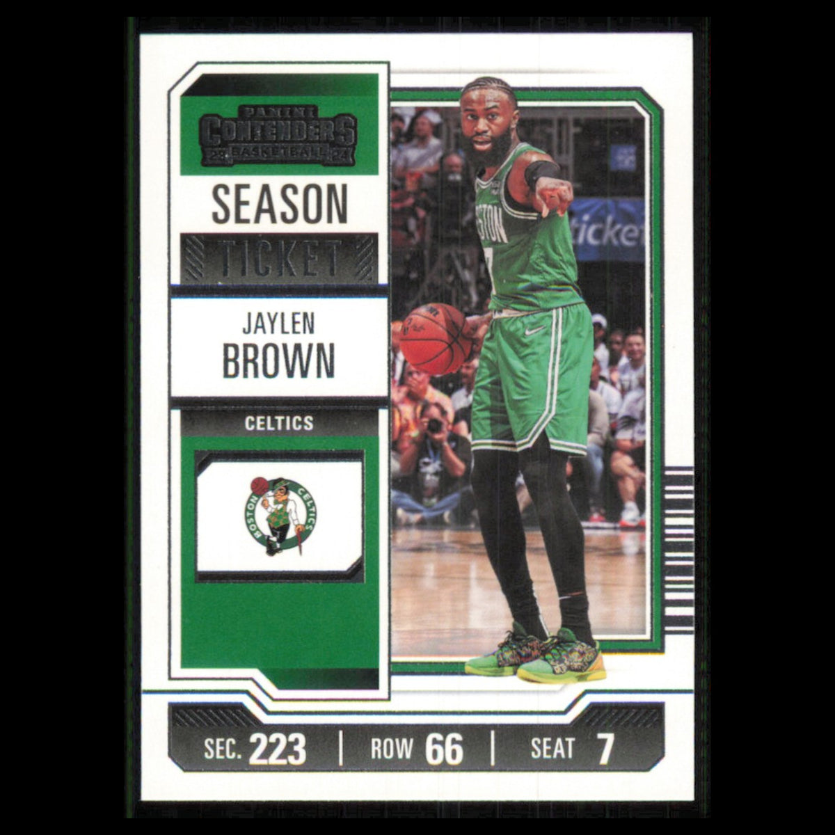 Jaylen Brown #72 2023 Panini Contenders Boston Celtics Basketball Card NBA NM